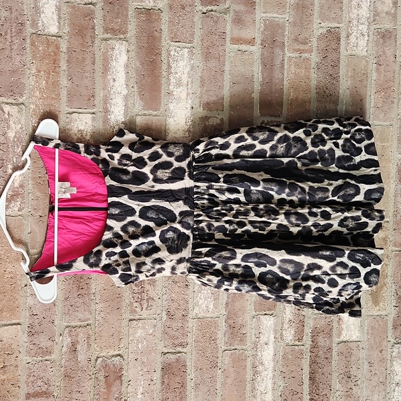 U JULIENNE LEOPARD PRINT DRESS SIZE XS - Picture 2 of 5